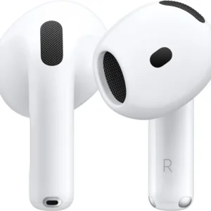 Apple AirPods 4 Wireless Earbuds, Personalised Spatial Audio,Sweat and Water Resistant Bluetooth (White, True Wireless)